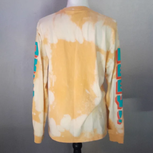 OBEY Worldwide Tie Dye Long Sleeve T-shirt Size S🦒68 - Picture 3 of 5